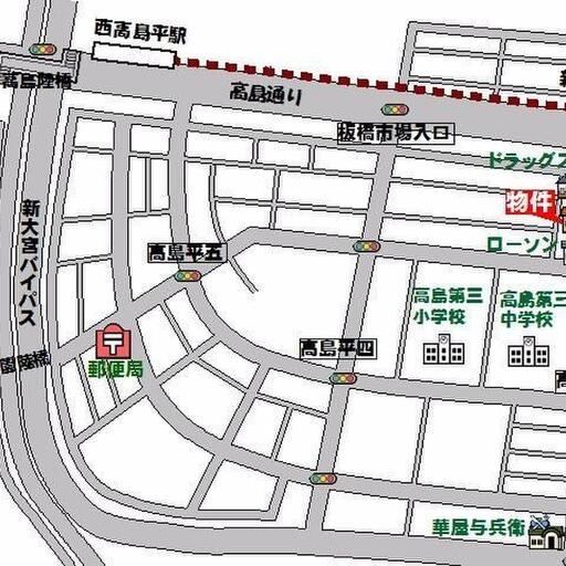 ファミリアミクソンの周辺地図