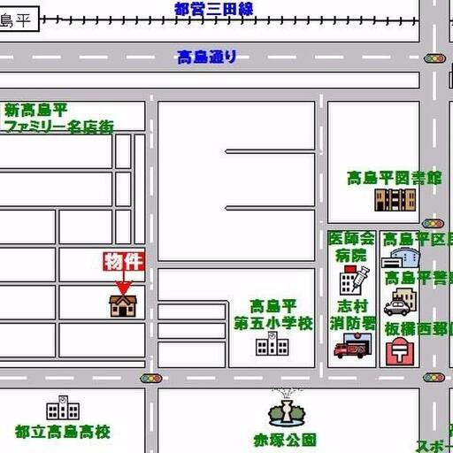 公団3-10-12の周辺地図