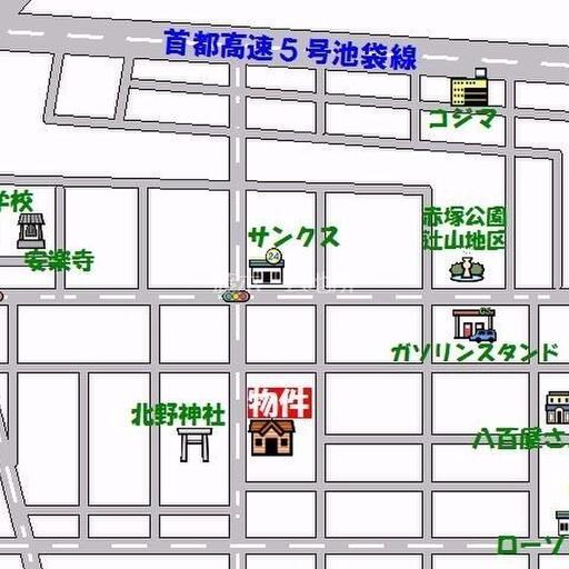 ユーケーハイムの周辺地図