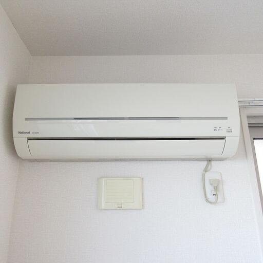 エアコン 快適な空間を創るエアコンを標準装備(LDKと洋室にそれぞれ設置)