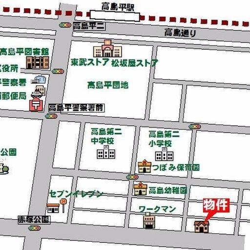 高千穂マンションの周辺地図