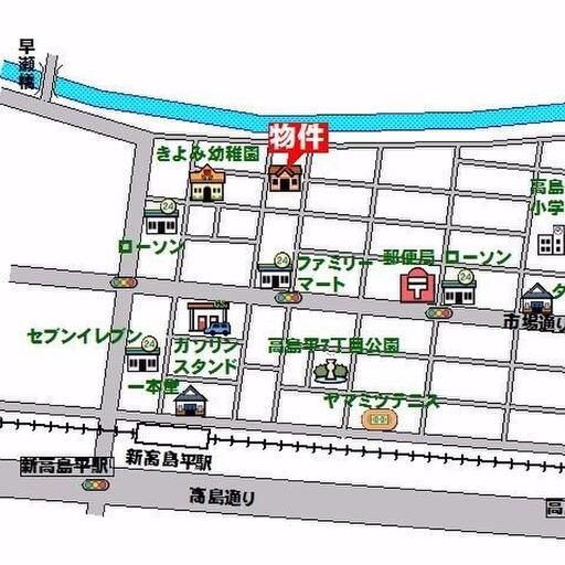 コーポ佐藤の周辺地図