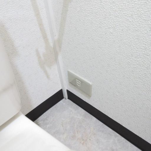 トイレ内のコンセント ウォシュレットが取付られます