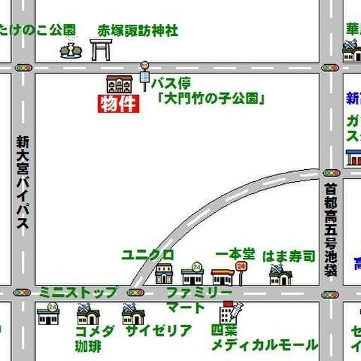 エクセレントシティ板橋大門の周辺地図