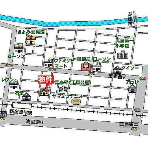キャニオンマンション第10高島平の周辺地図