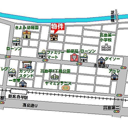 高島平第8ウィーンハイツの周辺地図