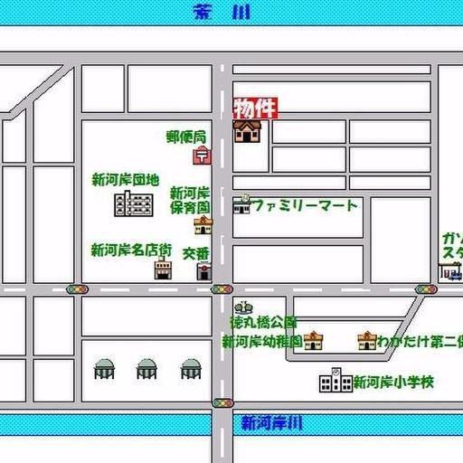 メゾンアムールの周辺地図