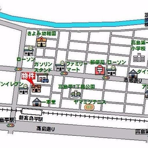 ディアコートの周辺地図
