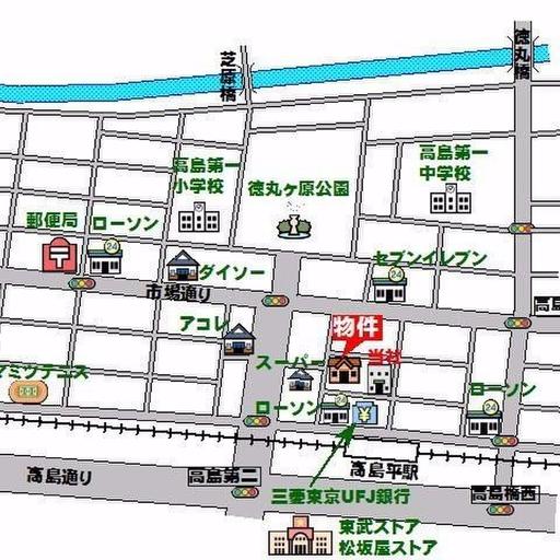 青山荘の周辺地図