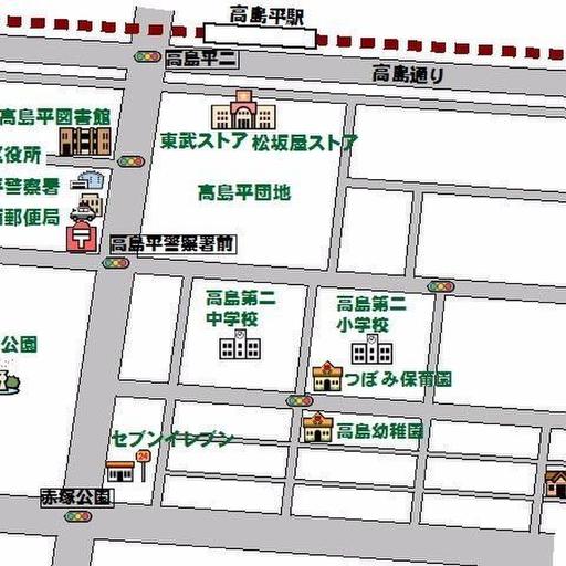 エイトハイムAの周辺地図