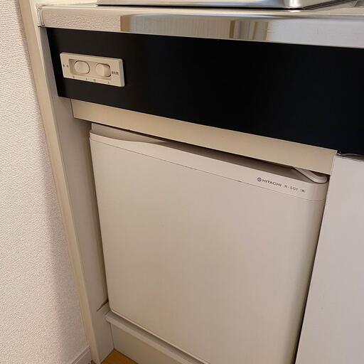 ミニ冷蔵庫 冷蔵庫をお持ちの方は収納として使用しても良いかもしれません